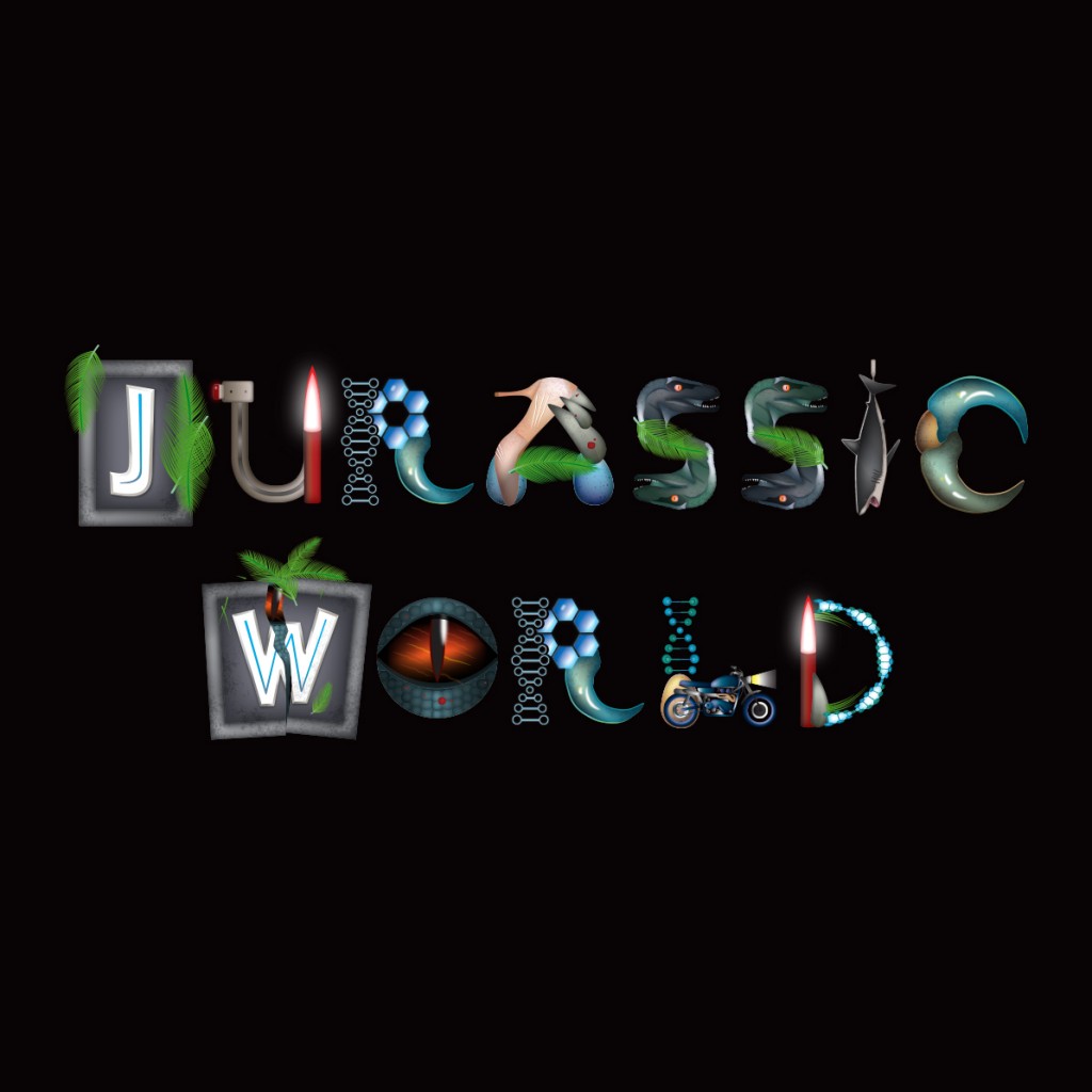 Jurassic World Illustrated Typeface